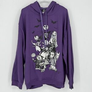 Disney The Nightmare Before Christmas Hooded Sweatshirt Jack the Skeleton